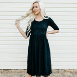 Sweetheart Lace Dress | Black