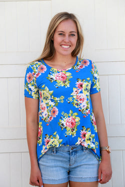 Favorite Floral Tunics: Blue and Yellow