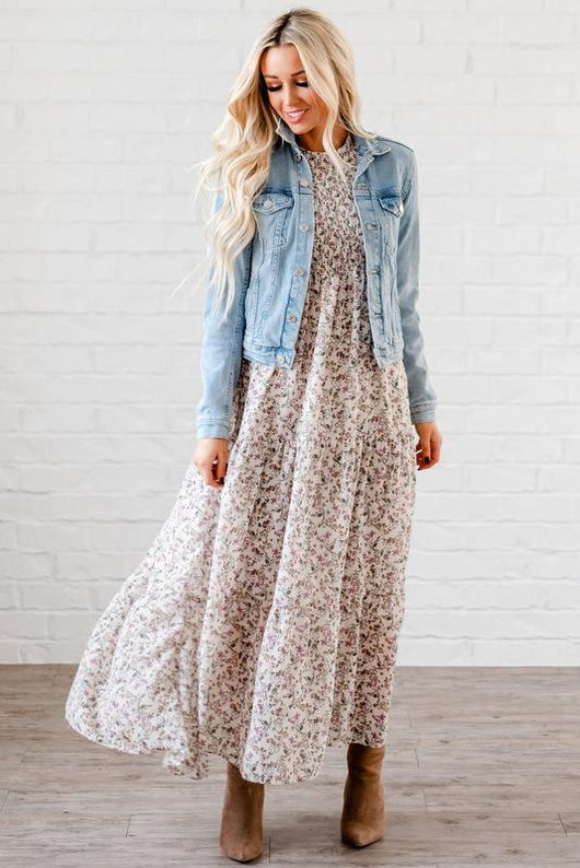 The Bella Smocked Maxi Dress: Ivory Sign Here The Bella Smocked Maxi Dress: Ivory Sign Here