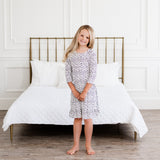 Mommy and Me Holiday House Dress: Girls' Black Spot
