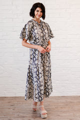 The Lucy Dress: Snakeskin