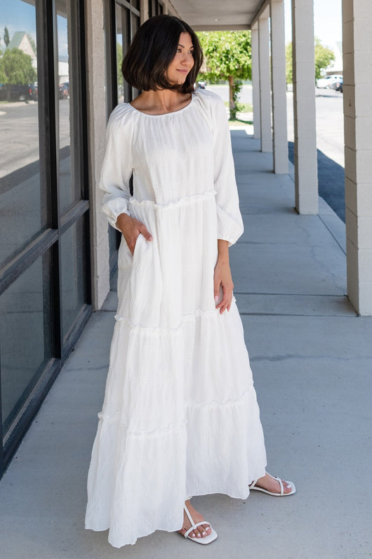 The Charlotte Tiered Temple Dress Sign Here The Charlotte Tiered Temple Dress Sign Here